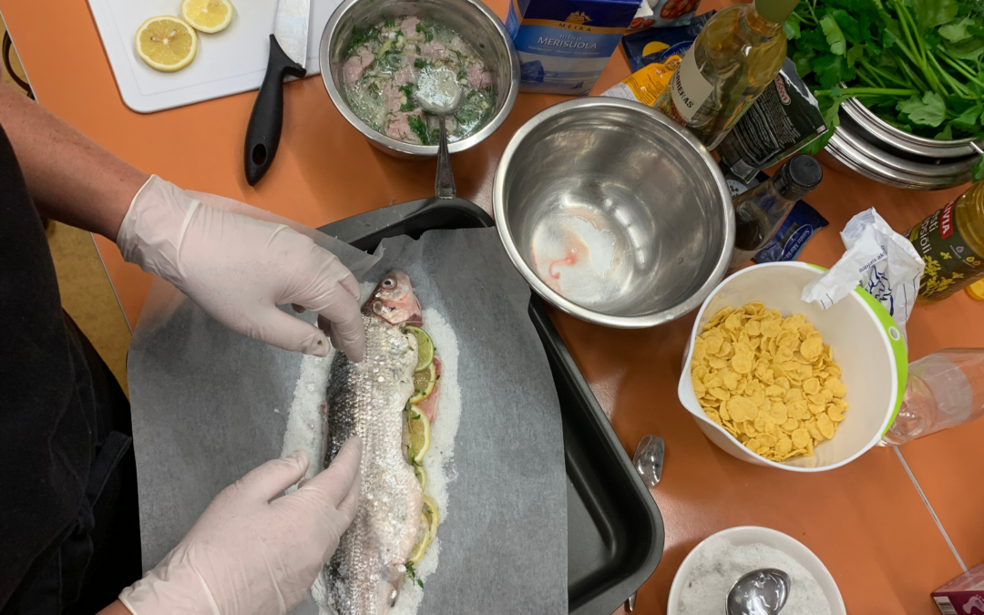 Ahjus küpsetatud soolakoorikus siig – piduroog vähese vaevaga