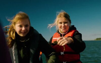 Kalurielu katsetamas: Hiiumaa 8. klassid mõrda nõudmas